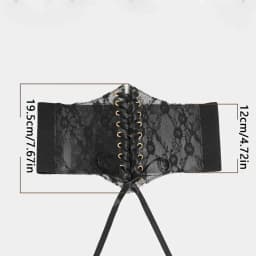 Fashionable Women's Lace-up Corset Belt, Retro Style for Ladies Suitable for Casual Wear and Special Occasions