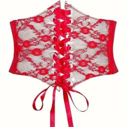 Fashionable Women's Lace-up Corset Belt, Retro Style for Ladies Suitable for Casual Wear and Special Occasions