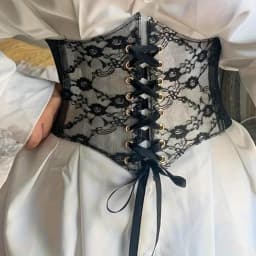 Fashionable Women's Lace-up Corset Belt, Retro Style for Ladies Suitable for Casual Wear and Special Occasions