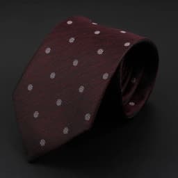 New Design Wedding Men Tie Wine Red Brown Green Striped Dots Neckties Men Business Dropshipping Groom Collar Accessories Gift