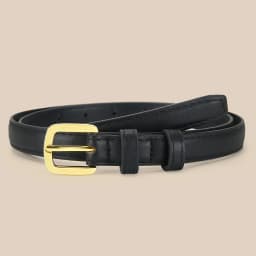 5pcs PU Leather Belts For Women Skinny Waist Belts With Metal Buckle Solid Color Simple Pin Buckle Thin Belt For Jeans Dresses