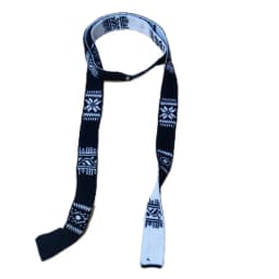 Striped Plush Scarf Women's Niche Design Sense Spice Girl Versatile Decoration Korean Version Thin and Narrow Long Scarf