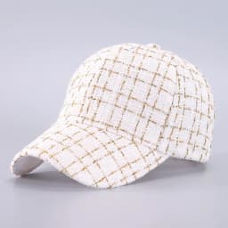 Plaid Baseball Cap - Lightweight, Adjustable, and Breathable for Autumn/Winter Outdoor Activities