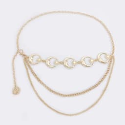 Fashion Vintage Gold Chain Belt Female Goth Moon Metal Designer Belts For Women High Quality Female Waist Tassle Goth Dress Cors