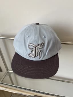 Jennie Embroidered Letter Low-profile Baseball Cap Women's Spring Summer Large Head Size Face Slimming Flat-brim Cap