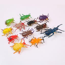 12pcs Cartoon Beetle Hair Clips Cute Simulated Beetle Hair Pins Set for Women Girls Cute Design Resin Hairpin for Party