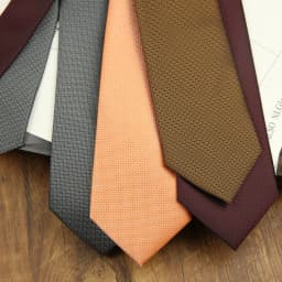 8cm Width Luxury Solid White Brown Neckties For Men Polyester Woven Black Neck Ties Business Wedding Party Accessories Cravat