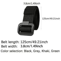 Men's Belt Universal Simple Outdoor Casual Jeans Belt Outdoor Breathable Waist Belt Alloy Buckle Versatile Belt,for Ideal Gifts
