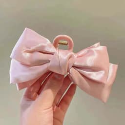 Elegant Chiffon Flower Bow Hair Claw For Women Sweet Large Shark Hair Clip Crab Hairpin Hairgrip Headwear Girls Hair Accessories