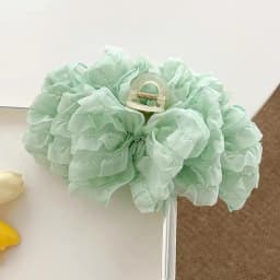 Elegant Chiffon Flower Bow Hair Claw For Women Sweet Large Shark Hair Clip Crab Hairpin Hairgrip Headwear Girls Hair Accessories