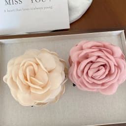 Elegant Chiffon Flower Bow Hair Claw For Women Sweet Large Shark Hair Clip Crab Hairpin Hairgrip Headwear Girls Hair Accessories