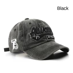 2025 Spring/Summer Unisex Cotton Baseball Cap Vintage Washed with Alphabet ALWAYS Embroidery - Hip-Hop Inspired Snapback Design
