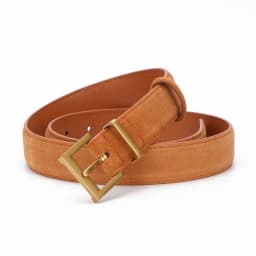 Womens Double Genuine Leather Belt Fashionable Cowhide Suede Belts with Square Alloy Buckle for Dresses Jeans Casual Wear