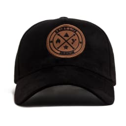 Fashion Circular Leather Label Suede Men's Baseball Cap Spring Autumn Hat For Visor Casual Women Snapback Hip Hop Caps Unisex