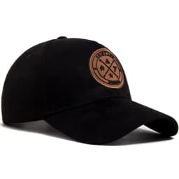 Fashion Circular Leather Label Suede Men's Baseball Cap Spring Autumn Hat For Visor Casual Women Snapback Hip Hop Caps Unisex