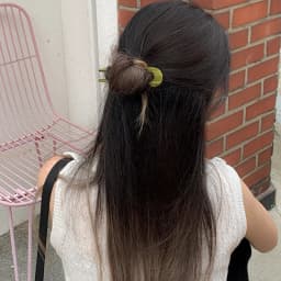 South Korea France Gold Label Blogger Same Small U-shaped Hairpin French Princess Head Maruko Head Flower Bud Hair Insertion
