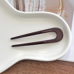 South Korea France Gold Label Blogger Same Small U-shaped Hairpin French Princess Head Maruko Head Flower Bud Hair Insertion
