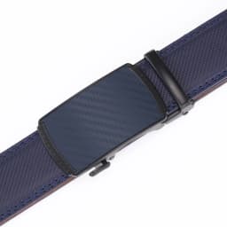 Men Leather Belt Alloy Automatic Buckle Male Belt Man Fashion Belts Genuine Leather Luxury Belts for Men Business Designer Blue