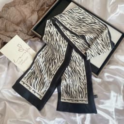 Luxury Design Print Hair Ribbon Scarf Women Neck Tie Bag Scarfs Satin Silk Skinny Headscarves Ladies Foulard Floral Bands
