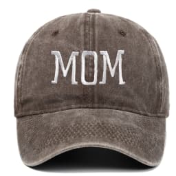 DAD MOM Embroidered Baseball Hat Retro Sports Casual Duck Tongue Hat Sun Hat