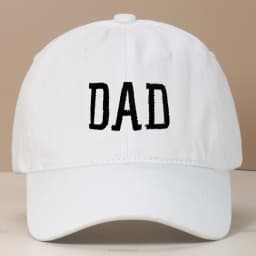 DAD MOM Embroidered Baseball Hat Retro Sports Casual Duck Tongue Hat Sun Hat