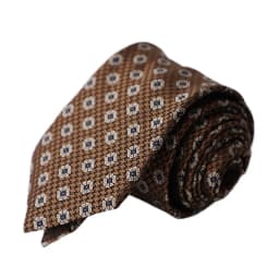 7CM Luxury Men's Formal Business Neckties Professional Polyester Jacquard Brown Navy Neck Ties Wedding Party Suit Accessories