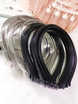 1pcs Stainless Steel Headband 3/4/5/6/7mm Gold Silver Black Color Blanks Head Hoop Base for Diy Jewelry Making Bride Headwear