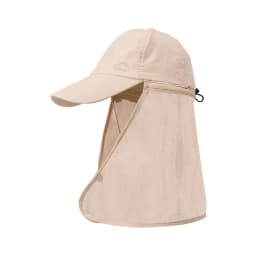 1pc Unisex Sun Hat With Shawl For Outdoor Sports Breathable Baseball Cap Lightweight Closure Solid Color Outdoor Bucket Hat for