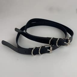 2PCs Adjustable Punk Hollow Pu Belt Sexy Women's Garters Leg Body Accessories Suitable for Women