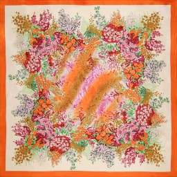 New Silk Square Scarf Women Designer Floral Print Satin Scarves for Lady Foulard Bandana Scarfs Female Neckerchief 90cm Hijab