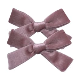 2 PCS Vintage Velvet 3.5 inch hair bow clips Baby Girls fabric piggy tail Hair clips Barrettes Hairpins Kids Hair Accessories