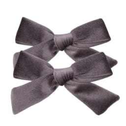 2 PCS Vintage Velvet 3.5 inch hair bow clips Baby Girls fabric piggy tail Hair clips Barrettes Hairpins Kids Hair Accessories