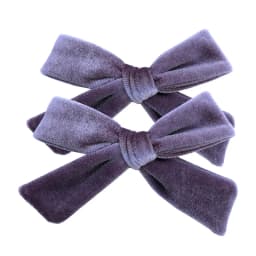 2 PCS Vintage Velvet 3.5 inch hair bow clips Baby Girls fabric piggy tail Hair clips Barrettes Hairpins Kids Hair Accessories