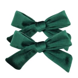 2 PCS Vintage Velvet 3.5 inch hair bow clips Baby Girls fabric piggy tail Hair clips Barrettes Hairpins Kids Hair Accessories
