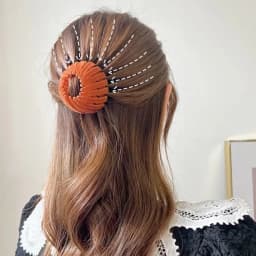 Ponytail Hair Rings Scrunchies HairClips Women Bird Nest Shaped Hairpin Simple Magic Lazy Braider Tool Women Hair Accessories