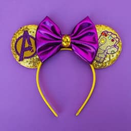 Disney Marvel Captain America Shield Mickey Mouse Ears Headband for Adults Kid The Avengers Hairband Women Girl Hair Accessories