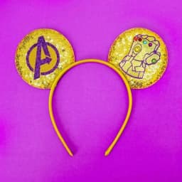 Disney Marvel Captain America Shield Mickey Mouse Ears Headband for Adults Kid The Avengers Hairband Women Girl Hair Accessories