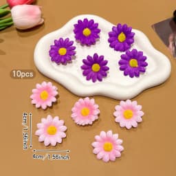 10 Sweet Flower Hairpins and Braided Clips Suitable for Daily Hair Accessories