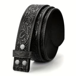 No Buckle Genuine Leather Belt without Automatic Buckle Retro Strap Business Male Belt Body for Women Men Jeans Western Style