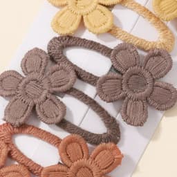 RAINBOW BOWS Ins Style Daisy Flower Hair Clip Set for Baby Girls Lovely Hair Bang Clips Hairgripes Barrette Kid Hair Accessories