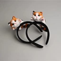 Hair Band Wool Felt Plush Toys Cute Hair Accessories Animal Simulation Crafts Cute Cat Headband Ladies Hair Accessories Party