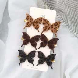 6/12Pcs Colorful Glitter Butterfly Hair Clips Girl Hairpins Barrettes Women Sweet Hair Ornament Fashion Hair Accessories