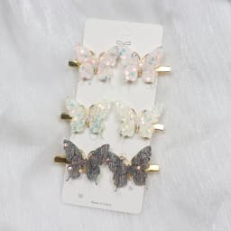 6/12Pcs Colorful Glitter Butterfly Hair Clips Girl Hairpins Barrettes Women Sweet Hair Ornament Fashion Hair Accessories