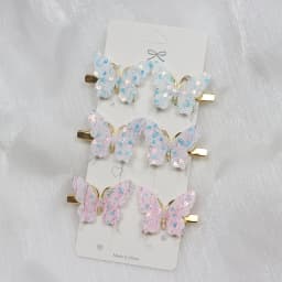 6/12Pcs Colorful Glitter Butterfly Hair Clips Girl Hairpins Barrettes Women Sweet Hair Ornament Fashion Hair Accessories