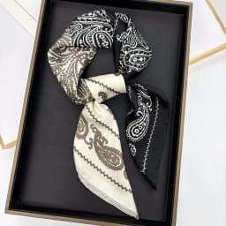 70cm Pink Floral Silk Scarf for Women Simulated Silk Fresh and Elegant Versatile Headwear Clothing Bags and Square Scarf