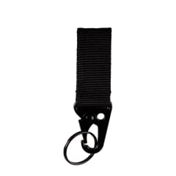 Tactical Belt Keychain Holder Carabiner Key Hook Nylon Webbing Buckle Systems Belts Buckle Hanging Hiking Outdoor Accessories