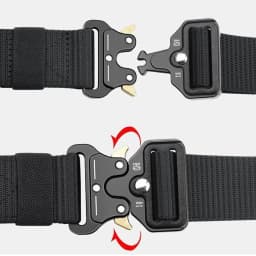 High Quality Outdoor Sport Men Belt Big Size Cloth Fabric Buckle Belt Combat Canvas Belt Outdoor Hunting