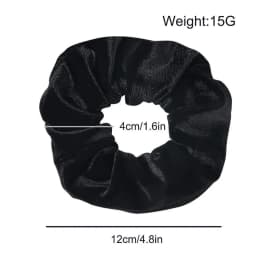 1PC Portable Hidden Safe Sight Secret Hair Tie Storage Case Hair Scrunchie With Zipper Hide Key Cash Jewelry Hair Accessories