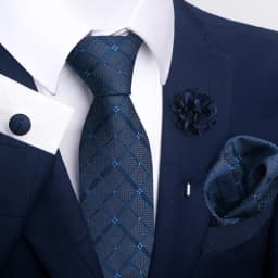 Brand Fashion Luxurious Green Floral Necktie Pocket Square Cufflinks Brooch Set Man Suit Accessories Birthday Present