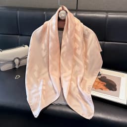 2025 Latest Women Silky Kerchief Shawl Bufanda Fashion Jacquard Scarf Ethnic Travel Scarves Printed Decorative Sun Protection